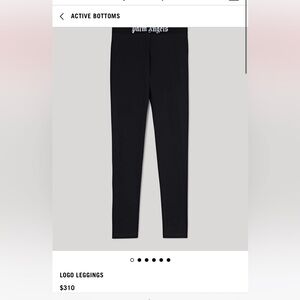 Palm Angels leggings size:Small